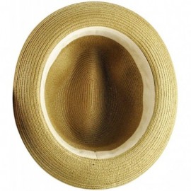 Fedoras Men Theo Braided Fedora - Natural - CP17YSN2ZG3 $31.47