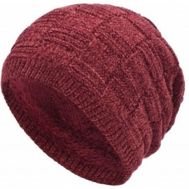 Skullies & Beanies Styles Oversized Winter Extremely Slouchy - Wbxne Red Hat&scarf - CI18ZZNUIAX $14.59