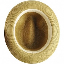 Fedoras Men Theo Braided Fedora - Natural - CP17YSN2ZG3 $31.47