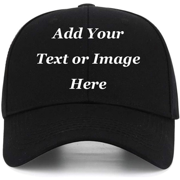 Baseball Caps Custom Baseball Cap with Your Text-Personalized Adjustable Trucker Caps Casual Sun Peak Hat for Gifts - C118A5R...