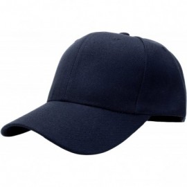 Baseball Caps 2pcs Baseball Cap for Men Women Adjustable Size Perfect for Outdoor Activities - Navy/Navy - CM195CANOOQ $12.18