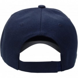 Baseball Caps 2pcs Baseball Cap for Men Women Adjustable Size Perfect for Outdoor Activities - Navy/Navy - CM195CANOOQ $12.18