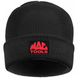 Skullies & Beanies Fashion Men Knitting Beanie Hats Red-MAC-Tools- Slouch Fine Knit Cap - Black-19 - CZ18O4XDX8U $21.01