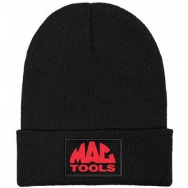 Skullies & Beanies Fashion Men Knitting Beanie Hats Red-MAC-Tools- Slouch Fine Knit Cap - Black-19 - CZ18O4XDX8U $21.01