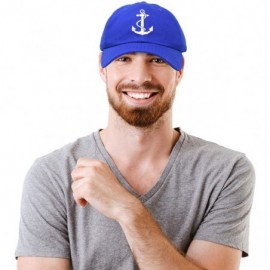 Baseball Caps Anchor Hat Sailing Baseball Cap Women Beach Gift Boating Yacht - Royal Blue - C418WEWGNQY $14.20