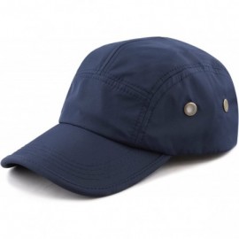Sun Hats Ultra Thin Running Golf Biker Quick-Dry Lightweight Sports Sun Hats - Navy - CY17YKD2E5C $8.63