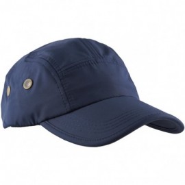 Sun Hats Ultra Thin Running Golf Biker Quick-Dry Lightweight Sports Sun Hats - Navy - CY17YKD2E5C $8.63