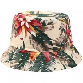 Skullies & Beanies Men Women Fishing Hat Printing Double-Sided Wearing Visor Travel Folding Basin Fishing Hat - B - CC18SRXOW...