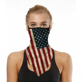Balaclavas Printed Outdoor Cycling Hanging mask- Sports Mask Ice Silk Neck Cover Hang Ear Triangle Face Mask Tube Scarf - C81...