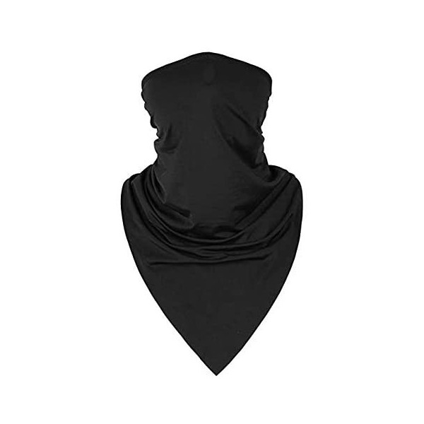 Balaclavas Protection Breathable Elastic Cycling Fishing - Black - C418T56QD6C $10.37