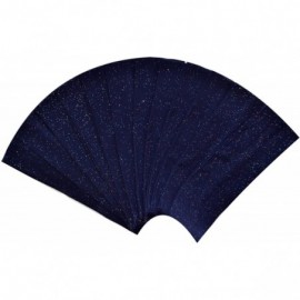Headbands 1 Dozen 2.5 Inch Cotton Soft and Stretchy SPARKLING GLITTER Headbands - Navy Blue Glitter - CS115JJ0U4P $18.79