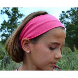 Headbands 1 Dozen 2.5 Inch Cotton Soft and Stretchy SPARKLING GLITTER Headbands - Navy Blue Glitter - CS115JJ0U4P $18.79