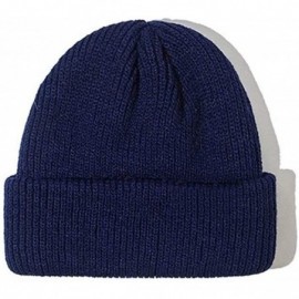 Skullies & Beanies Swag Short Fisherman Beanie for Men Women- Rolled Cuff Harbour Hat Wool Knit Cuff Winter Warm Ski Skull Ha...