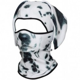 Balaclavas 3D Animal Neck Gaiter Warmer Windproof Full Face Mask Scarf for Ski Halloween Costume - Dalmatian - CK19245QGIH $1...