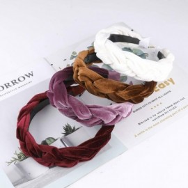 Headbands Braided Headband Spanish Vintage - purple+white+coffee - CS18W54A0L2 $11.10