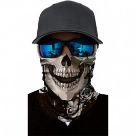 Balaclavas Bandana Face Mask Neck Gaiter- Unisex Scarf Mask Tube Multifunctional Headwear- Buff Face Mask - A-teeth-3 - CF198...