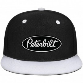 Baseball Caps Unisex Man Baseball Hat Hip Hop Adjustable Mesh Captain-Peterbilt-tiucks-Flat Cap - White - CA18AHC5C6E $18.79