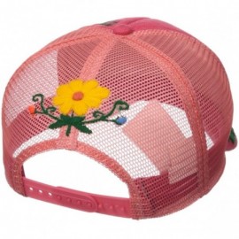 Baseball Caps Men's Embroidered Trucker Cap - Cosmo Pink - CS12K9S8ZJH $32.80