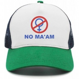 Baseball Caps No Ma'am - Vintage Style Trucker Hat Retro Mesh Cap - No Ma'am-25 - CY18LE86G4K $22.43