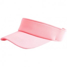 Visors Sports Sun Visor Hats Twill Cotton Ball Caps for Men Women Adults Kids - 4 Pink - CQ197RLR2ZA $12.51