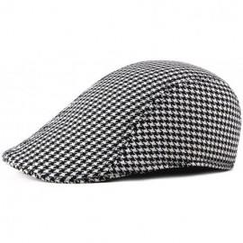 Newsboy Caps Plaid Newsboy-Cap for Men Check Houndstooth-Hat - Style_1 - CS18NWE45CQ $17.77