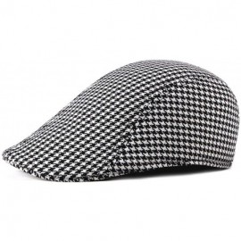 Newsboy Caps Plaid Newsboy-Cap for Men Check Houndstooth-Hat - Style_1 - CS18NWE45CQ $7.82