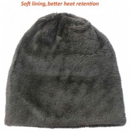 Bucket Hats Womens Slouchy Beanie Winter Hat Knit Warm Snow Ski Skull Outdoor Cap - Beanie (Black) - C212NRYKTW7 $8.27