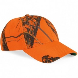 Baseball Caps Hunting Basics Cap - Mossy Oak Break-up Blaze Orange - CO111WCANRL $9.95