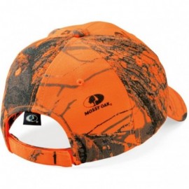 Baseball Caps Hunting Basics Cap - Mossy Oak Break-up Blaze Orange - CO111WCANRL $9.95