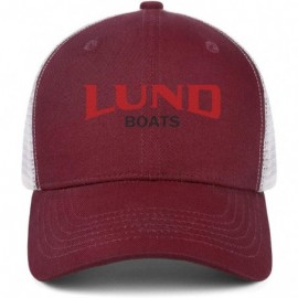 Baseball Caps Stylish Mens Trucker Hat Lund-Logo- Baseball Caps for Women Crazy Cotton Adjustable Unisex Mesh Ball Cap - C018...