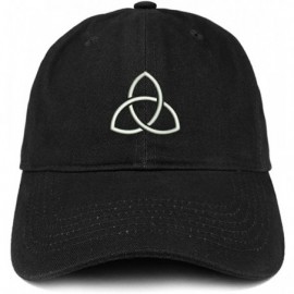 Baseball Caps Holy Trinity Embroidered Brushed Cotton Dad Hat Ball Cap - Black - C3180D93O5D $20.51