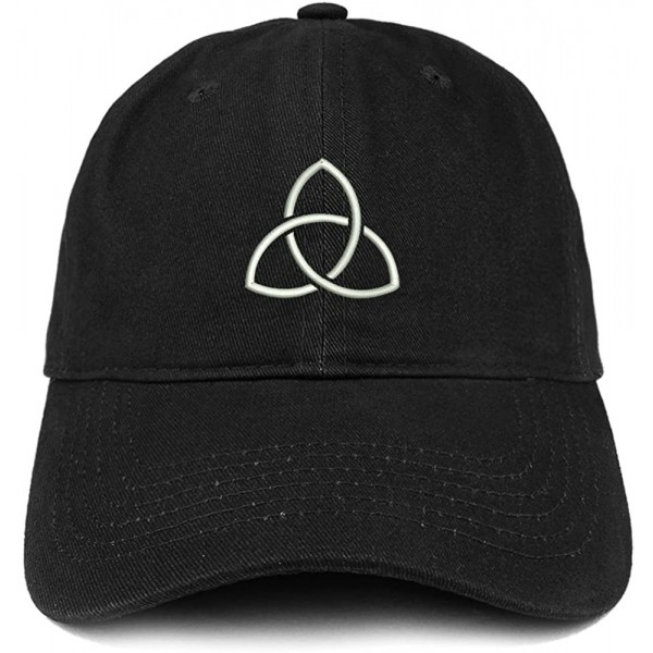 Baseball Caps Holy Trinity Embroidered Brushed Cotton Dad Hat Ball Cap - Black - C3180D93O5D $20.51