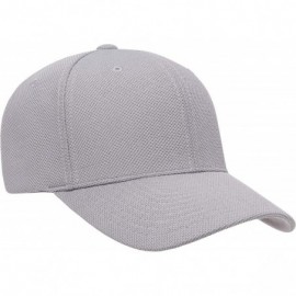 Baseball Caps Men's Cool & Dry Pique Mesh - Silver - CY18OT5RMKA $10.53