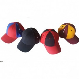 Baseball Caps Pigtail Ponytail Hat 2.0 - Gold/Burgundy - CT18C9ACYX4 $29.24