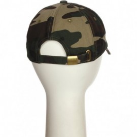 Baseball Caps Customized Letter Intial Baseball Hat A to Z Team Colors- Camo Cap White Black - Letter K - CR18NDNX7A4 $16.42
