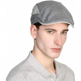 Newsboy Caps Fashion Mens Newsboy Falt Cap Golf Gatsby Summer Spring Fall Breathable 57-60CM - 00716_light Gray - CI18RUYE5WD...