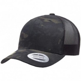 Baseball Caps Trucker Cap - Multicam Black/ Black - CD18EE4XUMZ $10.07