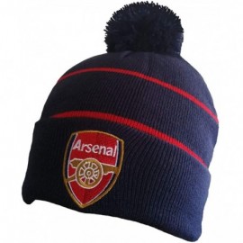 Baseball Caps Soccer Team Embroidered Hat Men/Women Fashionable Knitted Beanie Hat - Arsenal Navy Blue - CB192CLLGD6 $14.60