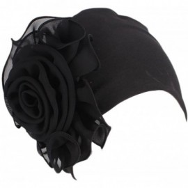 Skullies & Beanies Cancer Turbans Twisted Headwear Flowers - Black - C918XSADZ39 $7.66