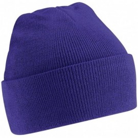 Skullies & Beanies Original cuffed beanie - French Navy - C811JZ9QWGF $7.39