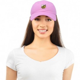 Baseball Caps Bumble Bee Baseball Cap Dad Hat Embroidered Womens Girls - Light Pink - CY18W4C6LYA $13.16