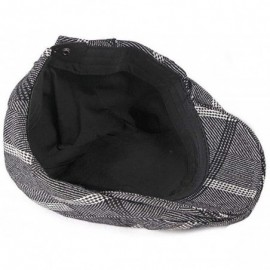 Newsboy Caps Men's Cotton Flat Ivy Gatsby Newsboy Driving Hat Cap - New Style-e - CL18M0CL8HS $14.63