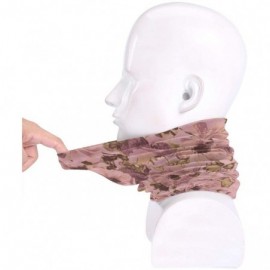 Balaclavas Flower Neck Gaiter Warmer Windproof Mask Face Mask Winter Balaclava Scarf Cover - Style 1 - CE197QX8MXU $25.53