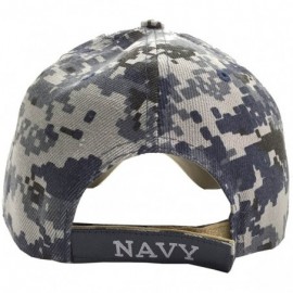 Baseball Caps U.S. Navy Veteran 3D Letters Digital Camo ACU Embroidered Cap Hat (Licensed) - CP187EKW56H $13.91