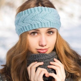 Cold Weather Headbands Headbands Knitted Suitable Multicolored - Multicolored - CP18KIICMEE $14.40