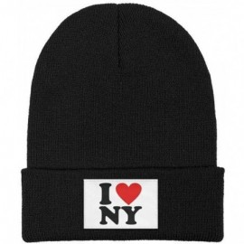 Skullies & Beanies Beanie for Men&Women- Daily Wool Beanies Unisex Winter Cuffed Plain Skull Knit Hat Cap - 11.love New York-...