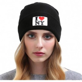 Skullies & Beanies Beanie for Men&Women- Daily Wool Beanies Unisex Winter Cuffed Plain Skull Knit Hat Cap - 11.love New York-...