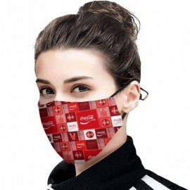 Balaclavas Women Men Face Cover Cover Muffle Anti Dust Mouth with Adjustable Earloop Face-Mask - Coca Cola Classic-1 - C8197X...