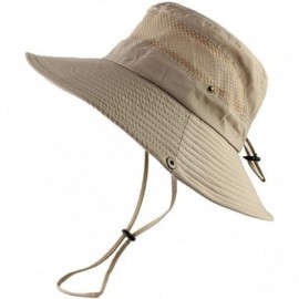 Sun Hats 2019 Cooling Hat for Summer UV Protection - Khaki - CZ18T3TTL97 $48.35