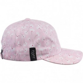 Baseball Caps Floral Print Baseball Cap Adjustable Snapback Six Panel Dad Hat for Women & Men Moldable Brim - Floral 24 - CY1...